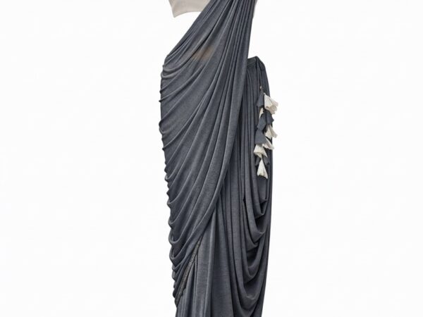 Grey Goddess saree