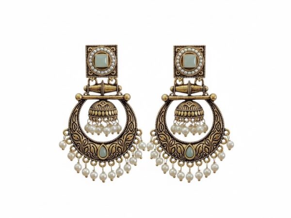 Antique mint earring