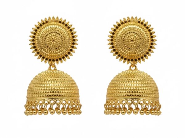 Antique gold jhumka