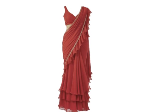 Red chili saree