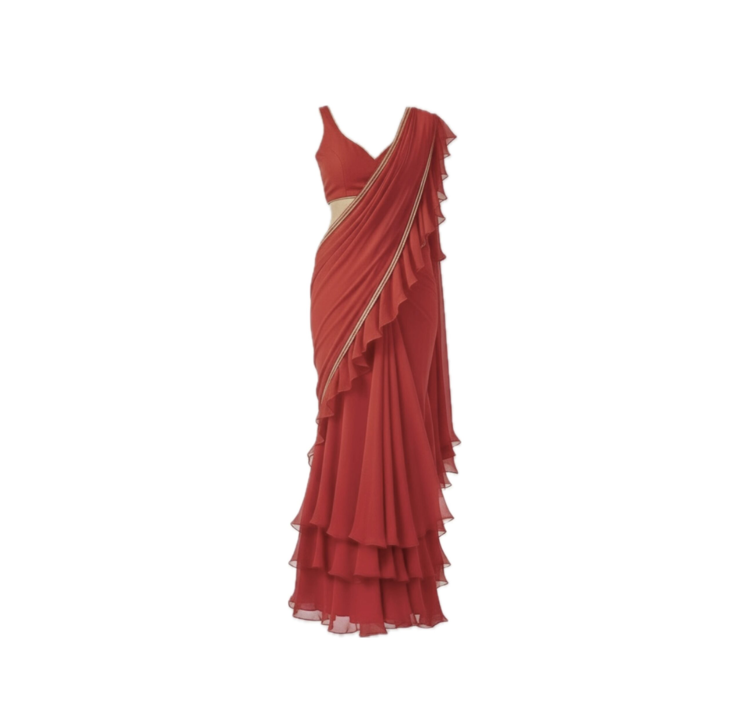 Red chili saree