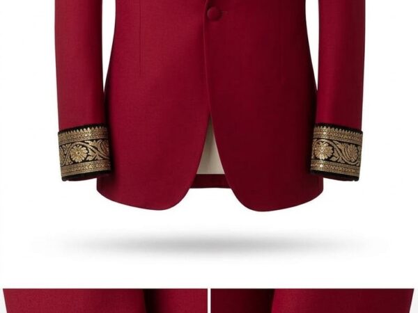Red heritage blazer