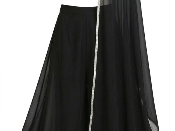 Black Sharara Suit