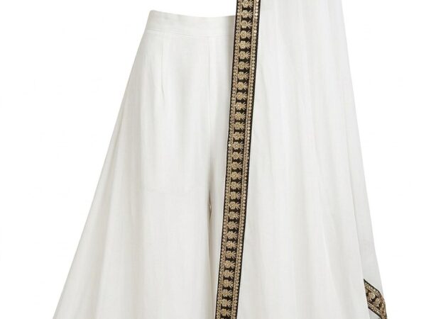 White Sharara Suit