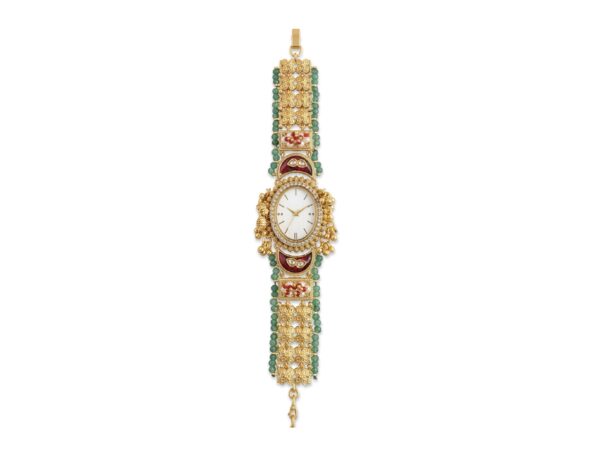 Unique heritage watch abaya