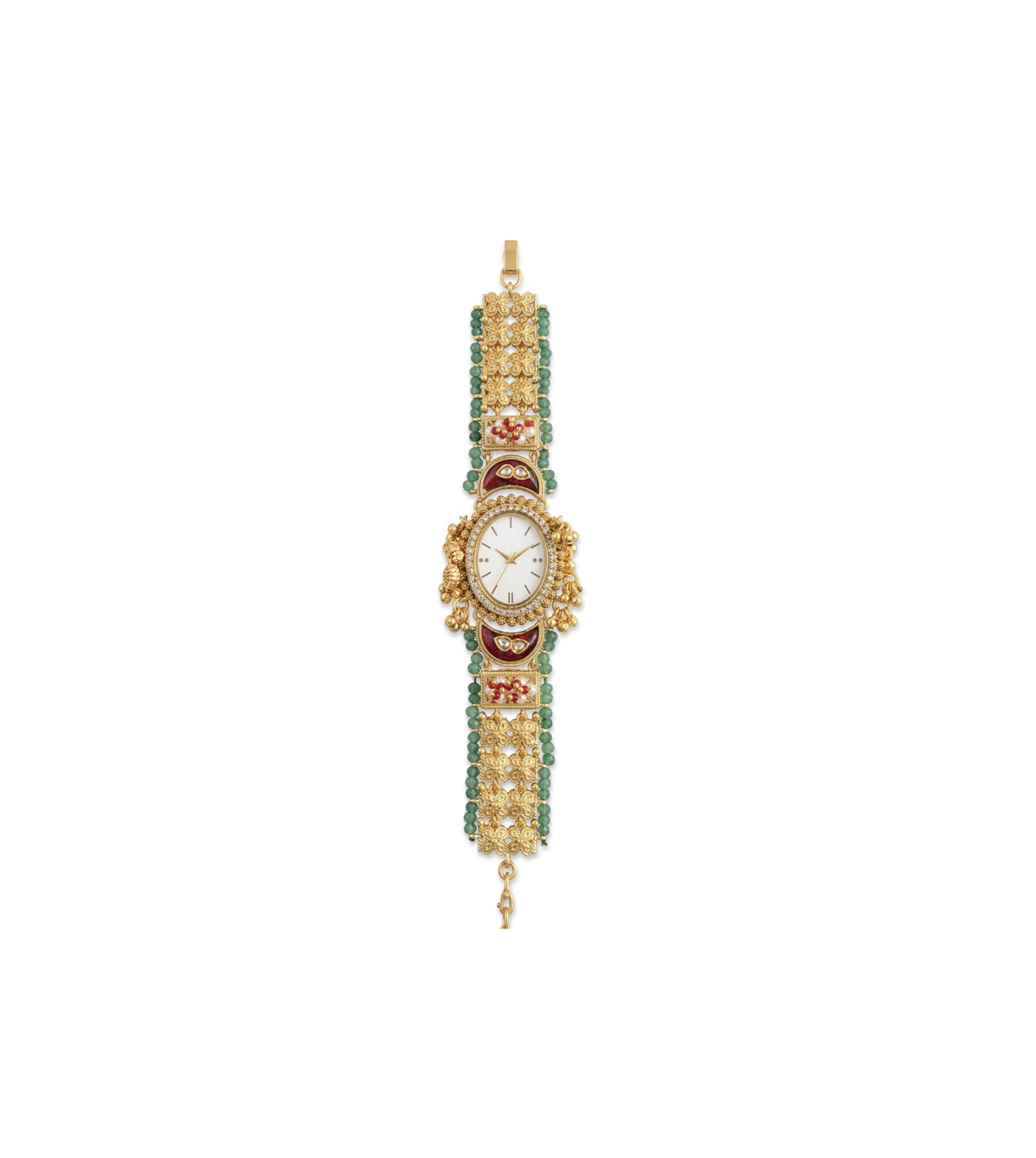 Unique heritage watch abaya