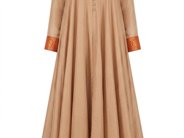 Beige Anarkali Suit
