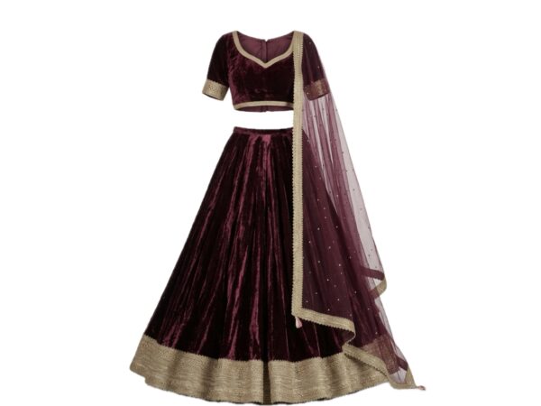 Winered Lehenga