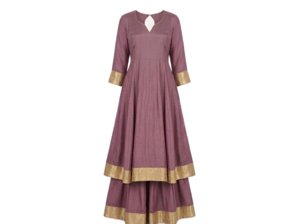 Mauve Sharara Suit