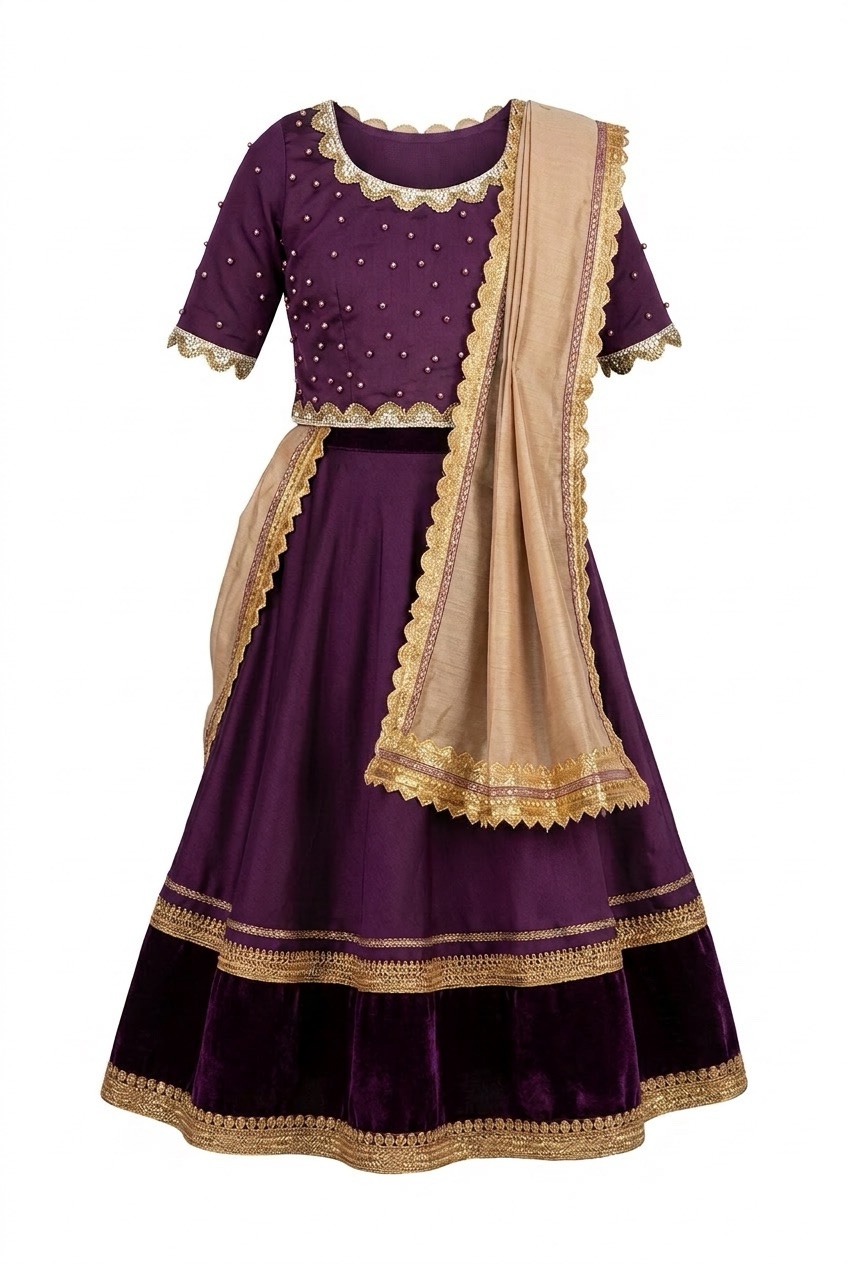 Purple Lehenga