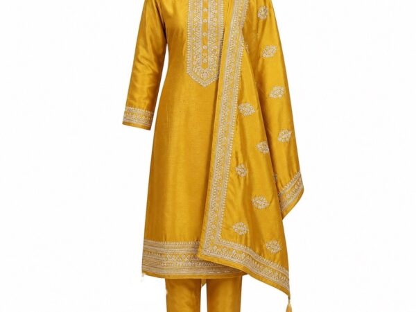 Yellow golden salwar